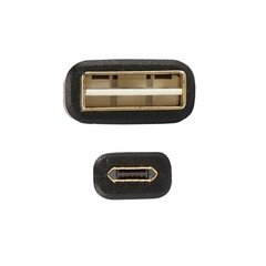 Cable - USB to Micro USB - reversible 1 Meter BLACK цена и информация | Borofone 43757-uniw | kaup24.ee