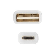 Cable - USB to Micro USB - reversible 1 Meter WHITE цена и информация | Borofone 43757-uniw | kaup24.ee