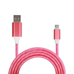 Cable Flow - USB to Micro USB - 1 Meter RED (fast charge) цена и информация | Кабели для телефонов | kaup24.ee