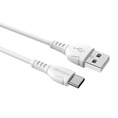 Borofone Cable BX51 Triumph - USB to Micro USB - 2,4A 1 metre white цена и информация | Кабели для телефонов | kaup24.ee