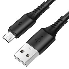 Borofone Cable BX47 Coolway - USB to Micro USB - 2,4A 1 metre white цена и информация | Кабели для телефонов | kaup24.ee