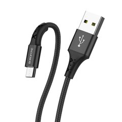 Borofone Cable BX20 Enjoy - USB to Micro USB - 2A 1 metre black цена и информация | Кабели для телефонов | kaup24.ee