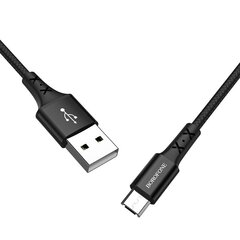 Borofone Cable BX20 Enjoy - USB to Micro USB - 2A 1 metre black цена и информация | Кабели для телефонов | kaup24.ee