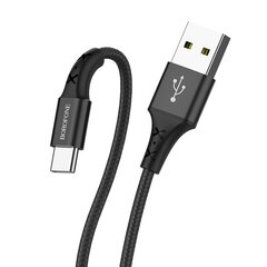 Borofone Cable BX20 Enjoy - USB to Type C - 2A 1 metre black цена и информация | Кабели для телефонов | kaup24.ee
