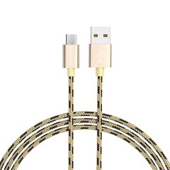 Кабель Borofone BX24, USB на Lightning, 2,4A, 1 метр, золотой цена и информация | Кабели для телефонов | kaup24.ee