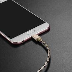 Кабель Borofone BX24 Ring Current - USB на Micro USB - 2,4А 1 метр серый цена и информация | Кабели для телефонов | kaup24.ee