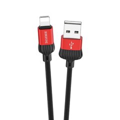 Borofone Cable BX28 Dignity - USB to Micro USB - 2,4A 1 metre red цена и информация | Кабели для телефонов | kaup24.ee