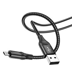 Borofone Cable BX56 Delightful - USB to Micro USB - 2,4A 1 metre black цена и информация | Кабели для телефонов | kaup24.ee