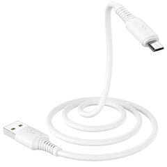 Borofone Cable BX47 Coolway - USB to Micro USB - 2,4A 1 metre white цена и информация | Кабели для телефонов | kaup24.ee