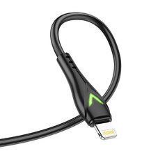 Borofone Cable BX65 Bright - USB to Lightning - 2A 1 metre black цена и информация | Кабели для телефонов | kaup24.ee