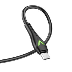 Borofone Cable BX65 Bright - USB to Micro USB - 2A 1 metre black цена и информация | Кабели для телефонов | kaup24.ee