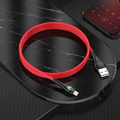 Borofone Cable BX65 Bright - USB to Micro USB - 2A 1 metre red цена и информация | Кабели для телефонов | kaup24.ee