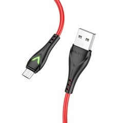 Borofone Cable BX65 Bright - USB to Type C - 2A 1 metre red цена и информация | Кабели для телефонов | kaup24.ee