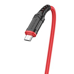 Borofone Cable BX67 - USB to Lightning - 2,4A 1 metre red цена и информация | Кабели для телефонов | kaup24.ee