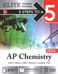 5 Steps to a 5: AP Chemistry 2024 Elite Student Edition цена и информация | Книги по экономике | kaup24.ee