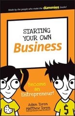 Starting Your Own Business: Become an Entrepreneur! цена и информация | Книги для подростков и молодежи | kaup24.ee