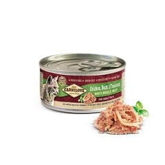 Carnilove Cat Chicken Duck & Pheasant konserv kassidele 100g цена и информация | Кошачьи консервы | kaup24.ee