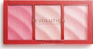 Põsepuna palett Revolution Precious Stone Highlighter Palette Ruby Crush hind ja info | Päikesepuudrid, põsepunad | kaup24.ee