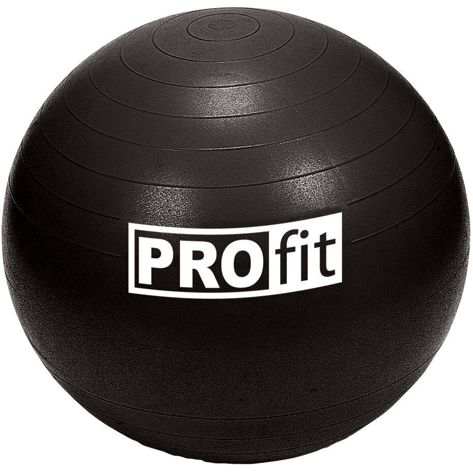 Võimlemispall pumbaga Profit DK 2102, 55 cm, must цена и информация | Võimlemispallid | kaup24.ee