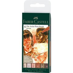 Pliiatsikomplekt Pitt Faber-Castell 6 tk. цена и информация | Канцелярские товары | kaup24.ee