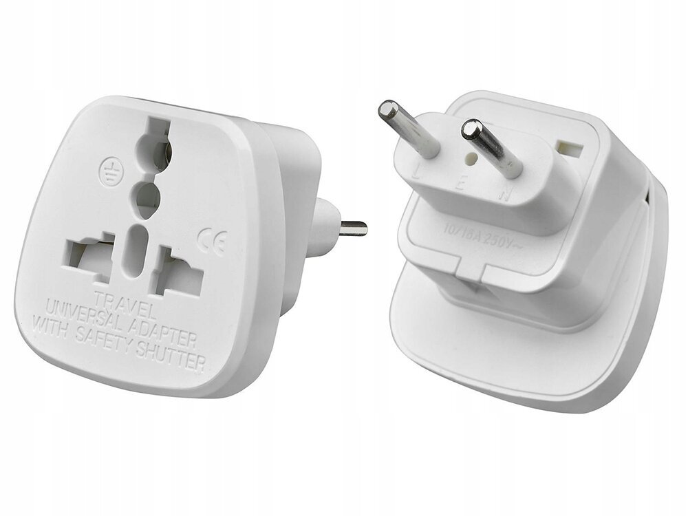 Pistiku adapter, adapter pistikupesale UK, Eurole hind ja info | Lülitid ja pistikupesad | kaup24.ee