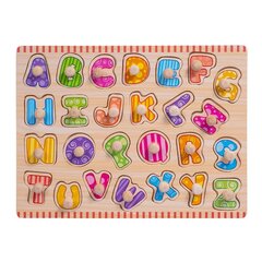 Пазл «Деревянные буквы» цена и информация | Развивающие игрушки | kaup24.ee