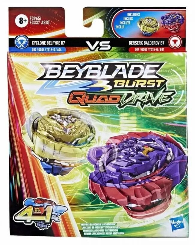 Spinner Beyblade Burst Quad Drive hind ja info | Poiste mänguasjad | kaup24.ee