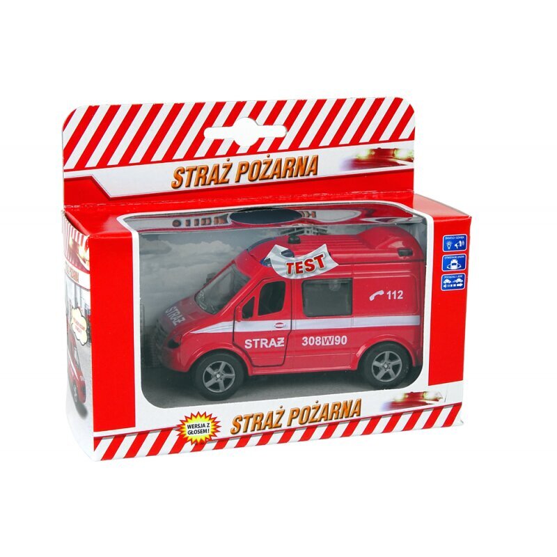 Tuletõrjeauto Hipo, punane hind ja info | Poiste mänguasjad | kaup24.ee