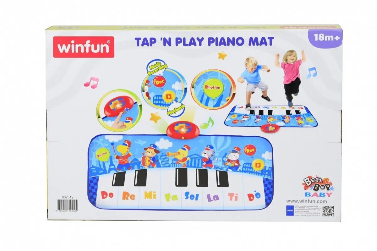 Muusikaline matt klaver цена и информация | Arendavad mänguasjad | kaup24.ee