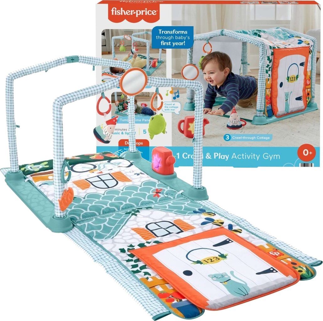 Tegelustekk Fisher Price 3 in 1 HJK45 цена и информация | Imikute mänguasjad | kaup24.ee