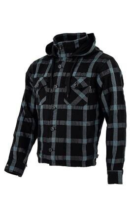 Motojope meestele Richa Lumber Hoodie, must hind ja info | Mootorratturi joped | kaup24.ee