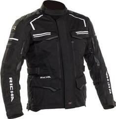 Motojope meestele Richa Touareg 2, must цена и информация | Мотоциклетные куртки | kaup24.ee