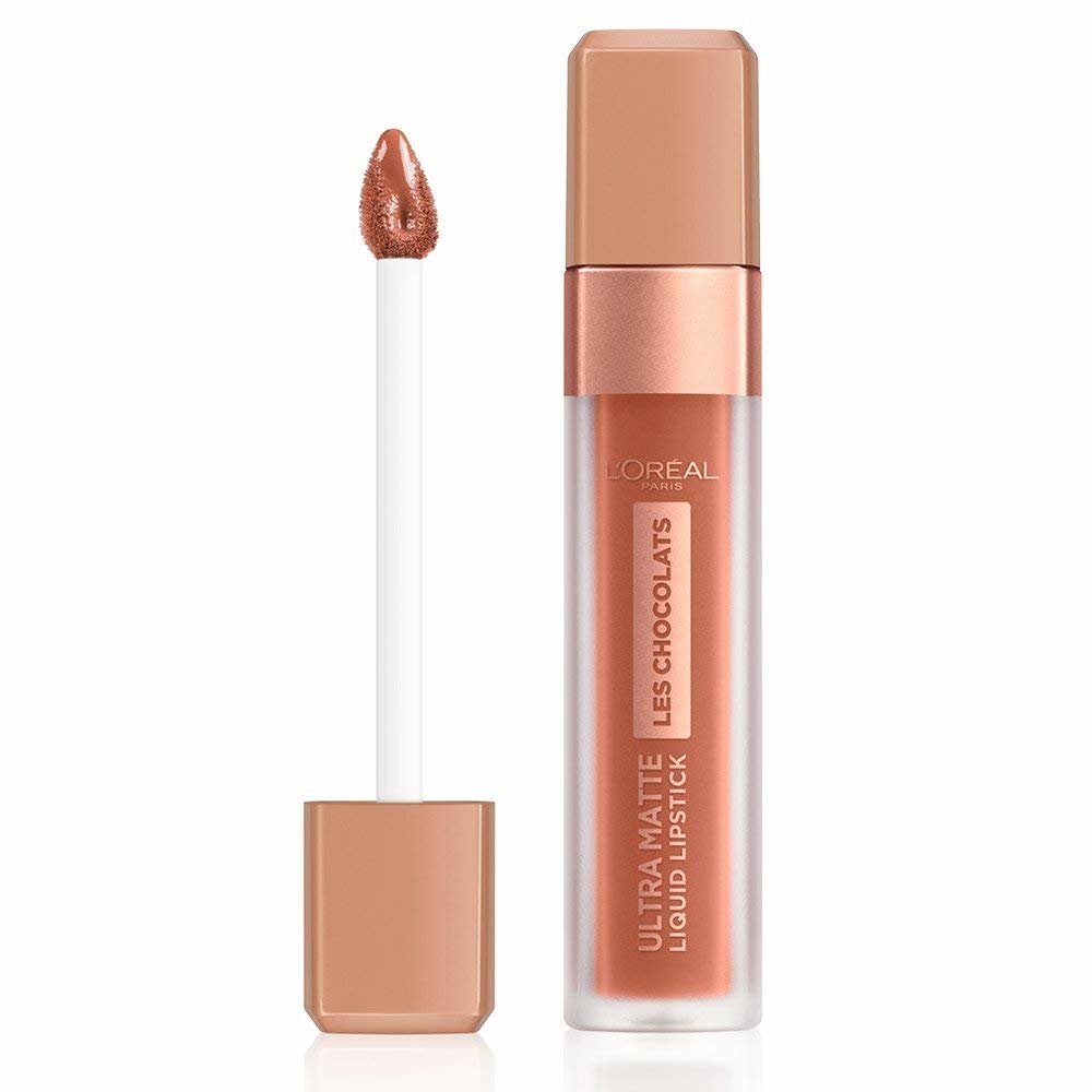 Vedel huulepulk L'Oreal Paris Les Chocolats Ultra Matte 7.6 ml, 862 Volupto Choco цена и информация | Huulepulgad, -läiked, -palsamid, vaseliin | kaup24.ee