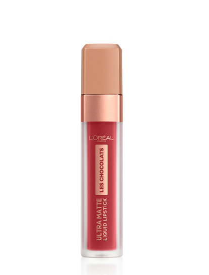 Vedel huulepulk L'Oreal Paris Les Chocolats Ultra Matte 7.6 ml, 864 Tasty Ruby цена и информация | Huulepulgad, -läiked, -palsamid, vaseliin | kaup24.ee