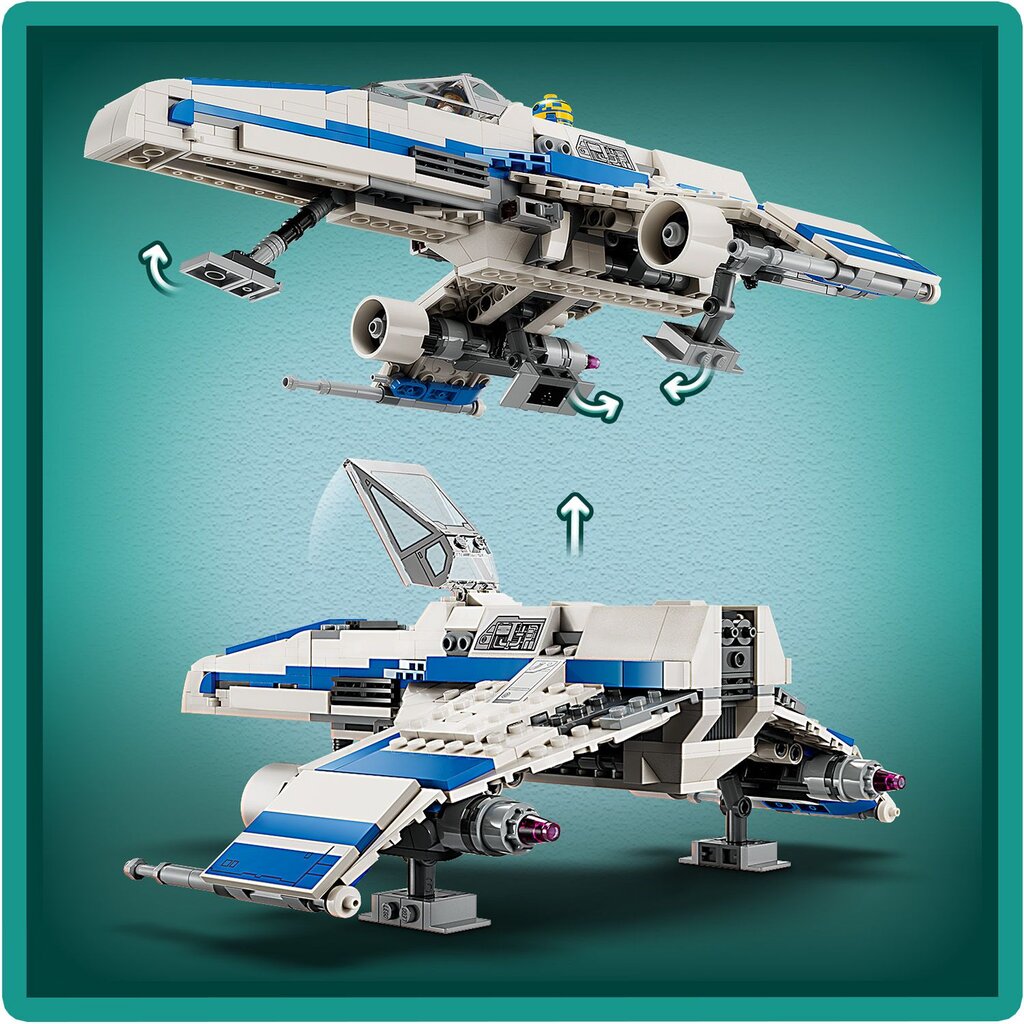 75364 LEGO® Star Wars New Republic E-Wing™ vs Shin Hati Starfighter™ цена и информация | Klotsid ja konstruktorid | kaup24.ee