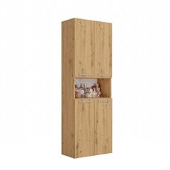 Шкаф для ванной комнаты Top E Shop Nel DK 1K, коричневый цвет цена и информация | Шкафчики для ванной | kaup24.ee