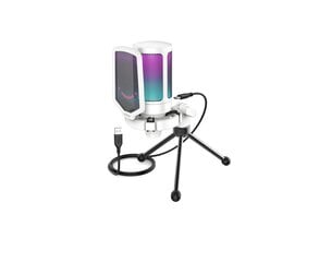 FIFINE A6V juhtmega mikrofon koos RGB-ga | USB hind ja info | Mikrofonid | kaup24.ee