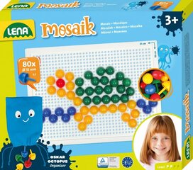 Värviline mosaiik Lena, 80 tk. цена и информация | Развивающие игрушки | kaup24.ee