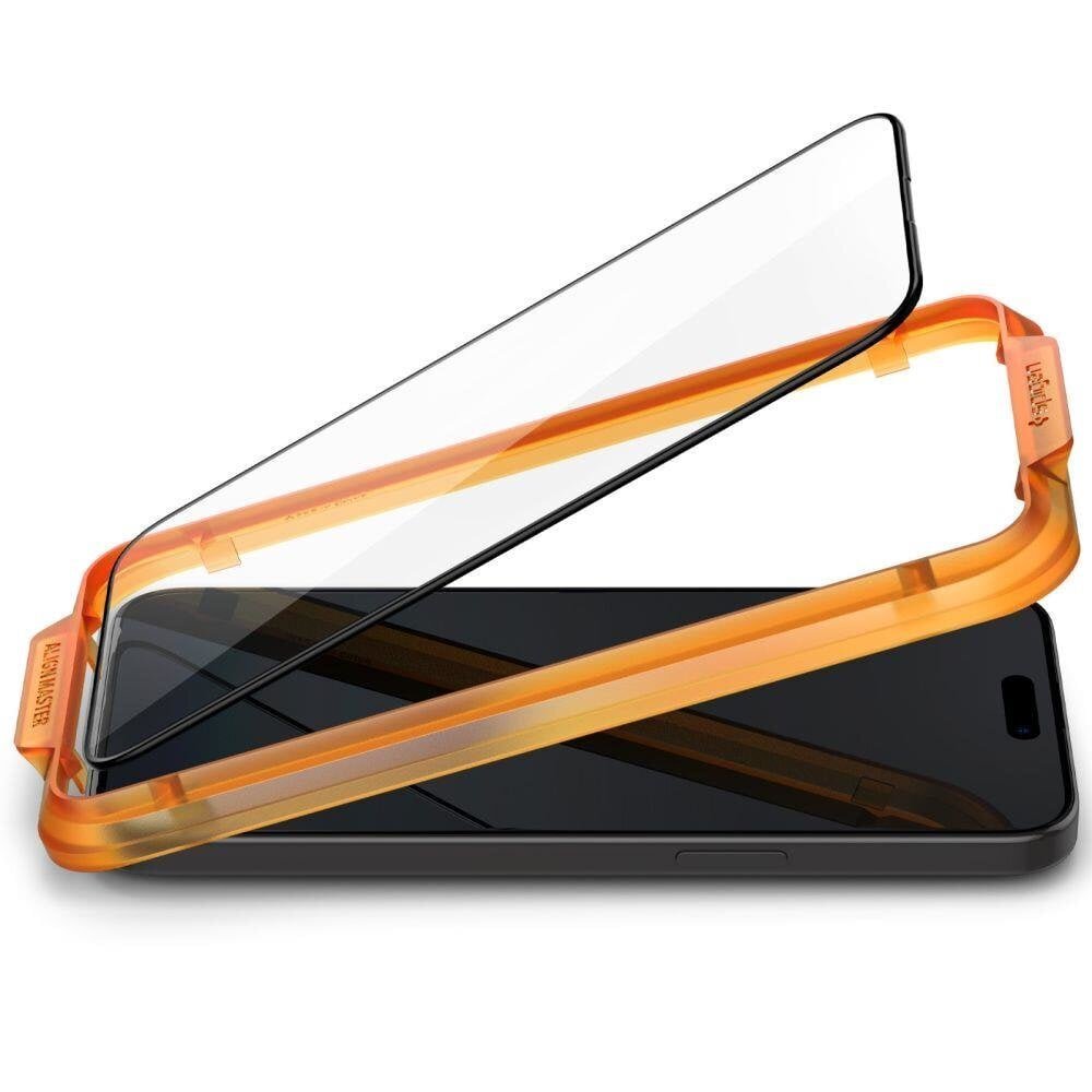 Spigen Alm Glass FC iPhone 15 Pro, 2 tk hind ja info | Ekraani kaitsekiled | kaup24.ee
