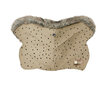 Vankrikindad KikkaBoo Luxury Fur Dots, Beige цена и информация | Vankrite tarvikud | kaup24.ee