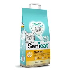 Бентонитовый наполнитель без запаха Sanicat Clumping, 16 л цена и информация | Наполнители для кошачьих туалетов | kaup24.ee