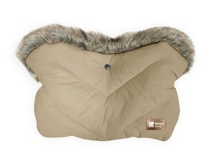 Kärukindad KikkaBoo Luxury Fur, Beige hind ja info | Vankrite tarvikud | kaup24.ee