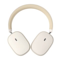 Baseus Bowie H1 Wireless headphones Bluetooth 5.2, ANC (white) цена и информация | Наушники | kaup24.ee