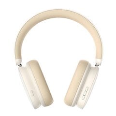 Baseus Bowie H1 Wireless headphones Bluetooth 5.2, ANC (white) цена и информация | Наушники | kaup24.ee