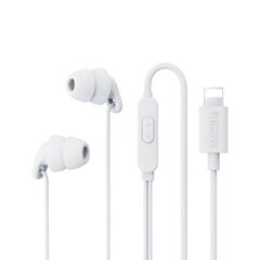 Earphones Remax RM-518i, Lightning, 1.2m (white) цена и информация | Наушники | kaup24.ee