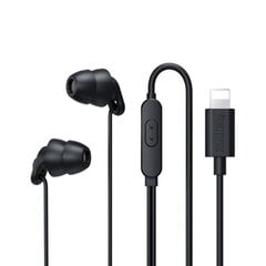 Earphones Remax RM-518i, Lightning, 1.2m (black) цена и информация | Наушники | kaup24.ee