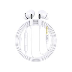 Earphones Remax RM-533, 3.5 mini jack, 1.2m (white) цена и информация | Наушники | kaup24.ee