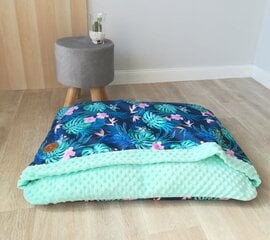 Pesa Lauren Design Tropic Nel, 80x60 cm, sinine цена и информация | Лежаки, домики | kaup24.ee