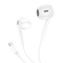 Foneng T61 Wired Earphones, USB-C (White) цена и информация | Наушники | kaup24.ee