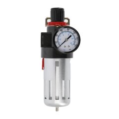 Õhutrassi filter+manomeeter 1/4" 9BAR/135PSI. 4R872 цена и информация | Аксессуары для вентиляционного оборудования | kaup24.ee